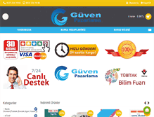Tablet Screenshot of guvenpazarlama.com